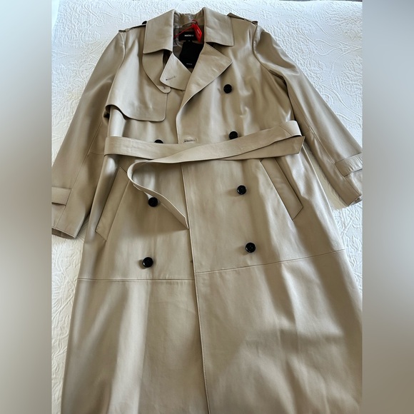 MACKAGE GAEL-V Maxi Leather Trench Coat - Picture 8 of 15